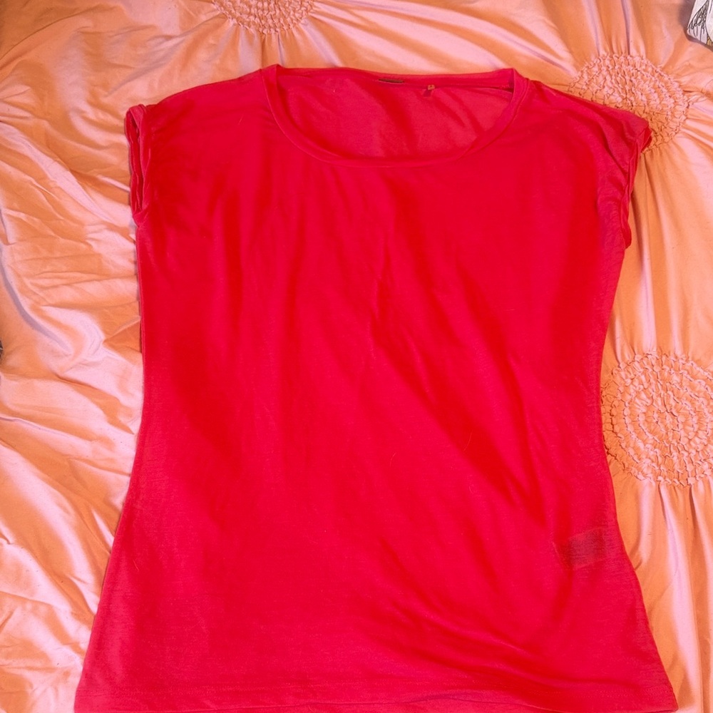 Elie Tahari Cap Sleeve Tee (Layering)